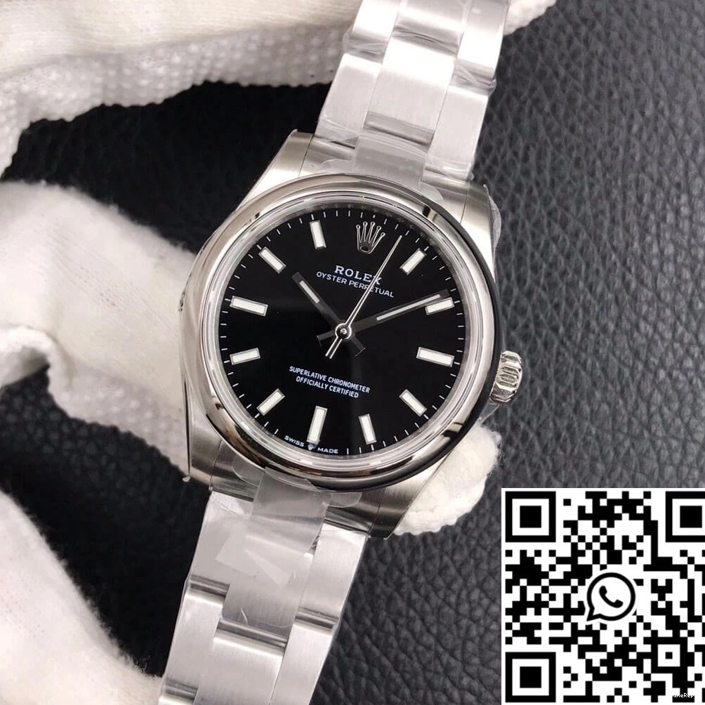 Perpetual Oyster Rolex EW 31MM Factory Dial M277200-0002 Black 0807